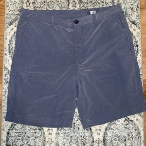 Classic Gray Men's Flat Front Shorts